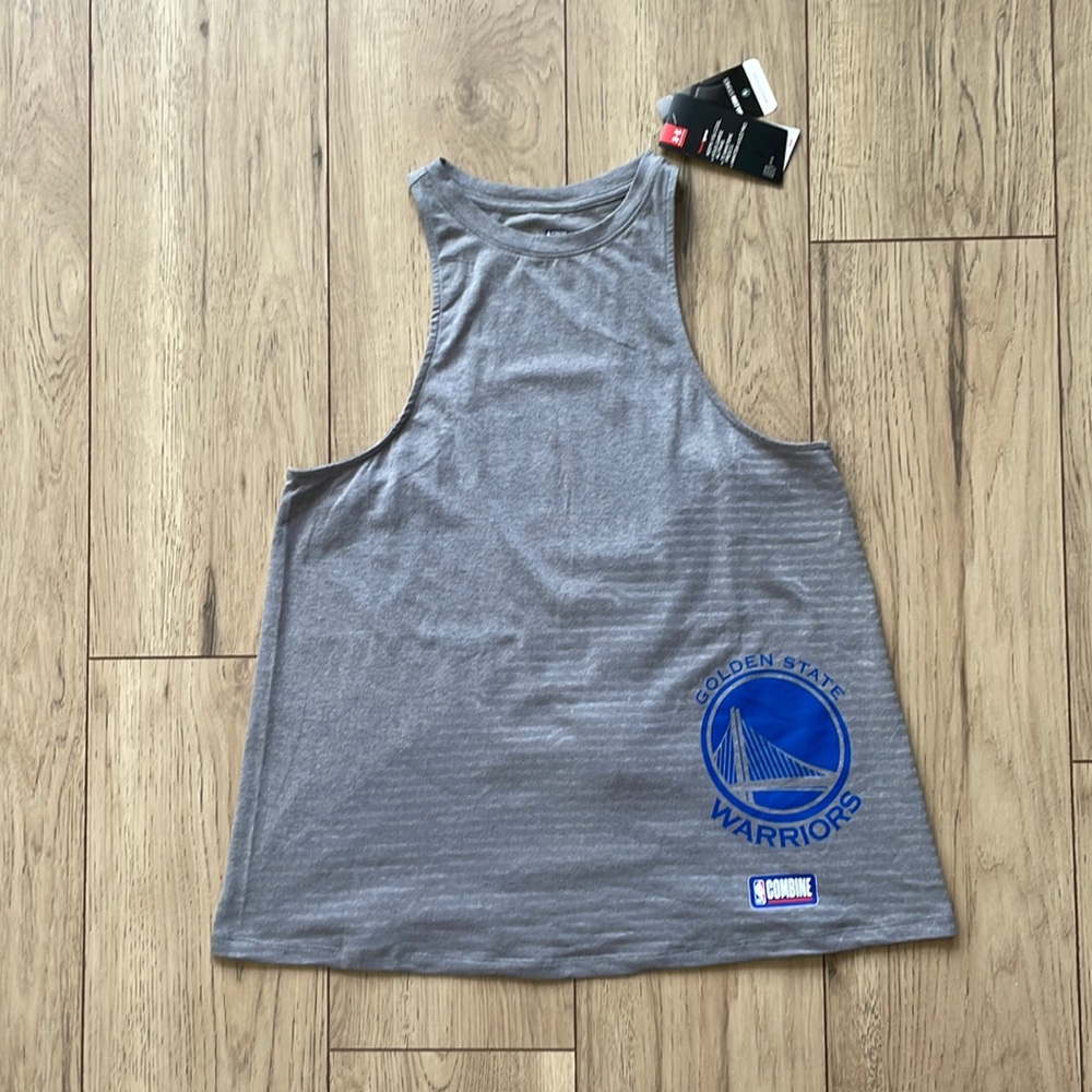 NWT Golden State Warriors NBA Basketball Gray Tank Top Women’s Large